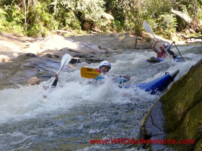 Splashing kayak fun for amateurs or professionals!